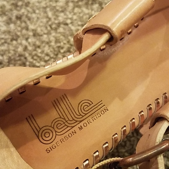 Belle by Sigerson Morrison size 7 wedges - Picture 3 of 7